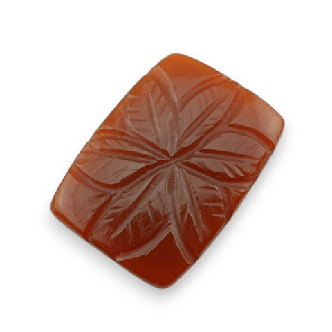 Karneol kaboszon carving 26x19 mm nr 37 Karneol kaboszon carving 26x19 mm nr 37