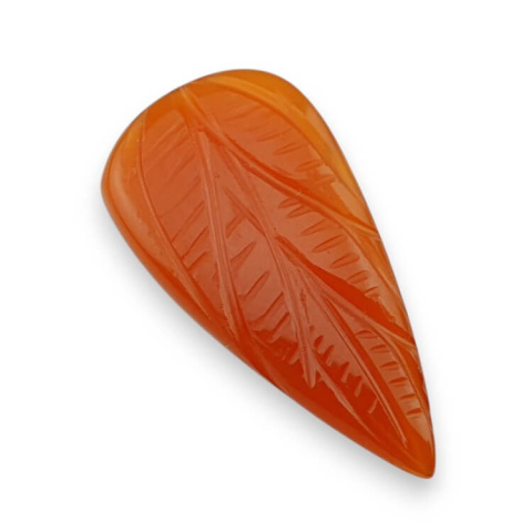 Karneol kaboszon carving 34x17 mm nr 2 Karneol kaboszon carving 34x17 mm nr 2