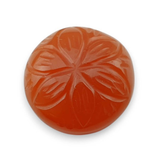 Karneol kaboszon carving fi 19 mm nr 1
