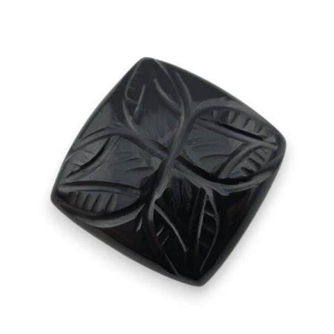 Onyks kaboszon carving 21x6 mm nr 44 Onyks kaboszon carving 21x6 mm nr 44