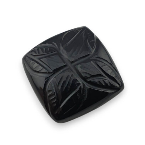 Onyks kaboszon carving 21x6 mm nr 44 Onyks kaboszon carving 21x6 mm nr 44