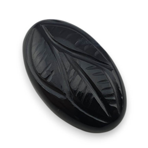 Onyks kaboszon carved 24x15 mm nr 85 Onyks kaboszon carved 24x15 mm nr 85