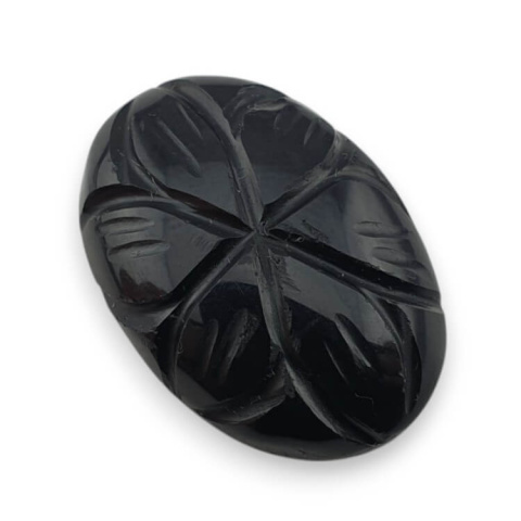 Onyks kaboszon carving 24x17 mm nr 59 Onyks kaboszon carving 24x17 mm nr 59