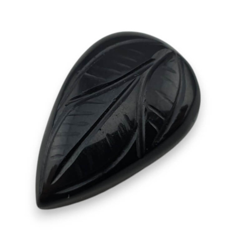 Onyks kaboszon carving 25x16 mm nr 125 Onyks kaboszon carving 25x16 mm nr 125