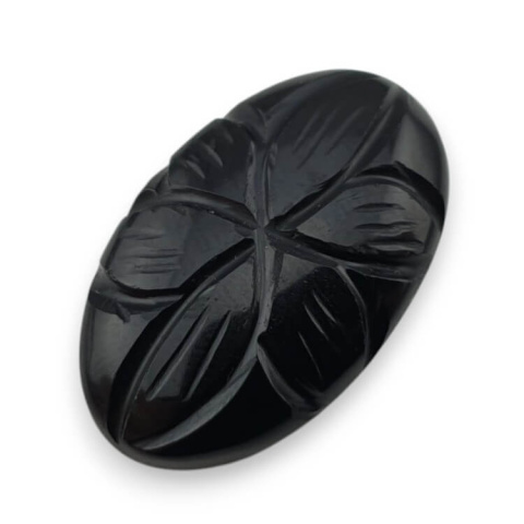 Onyks kaboszon carving 26x16 mm nr 75 Onyks kaboszon carving 26x16 mm nr 75