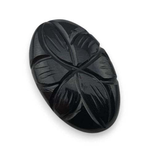 Onyks kaboszon carving 26x16 mm nr 75 Onyks kaboszon carving 26x16 mm nr 75