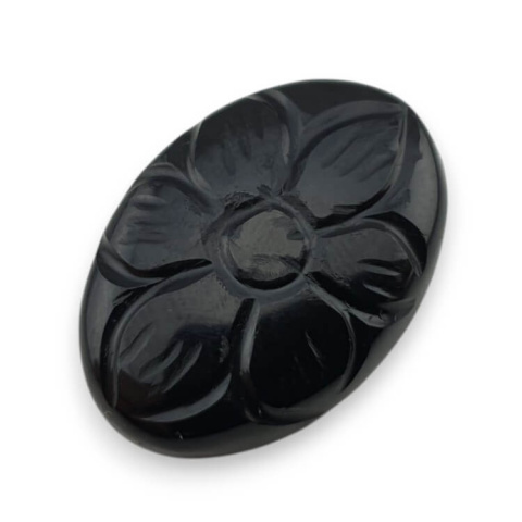 Onyks kaboszon carving 26x18 mm nr 95 Onyks kaboszon carving 26x18 mm nr 95