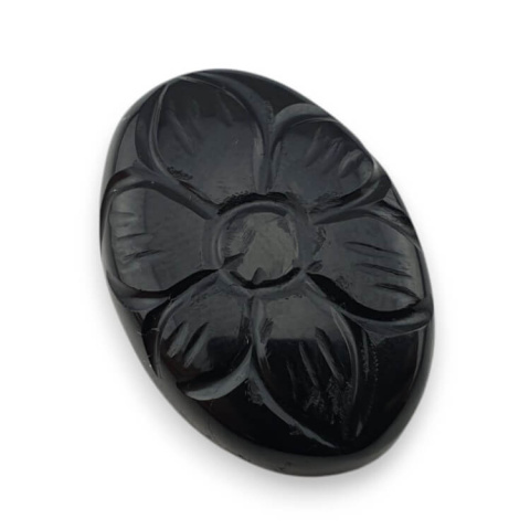 Onyks kaboszon carving 26x18 mm nr 95 Onyks kaboszon carving 26x18 mm nr 95