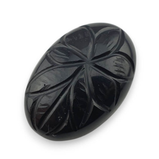 Onyks kaboszon carving 27x18 mm nr 3