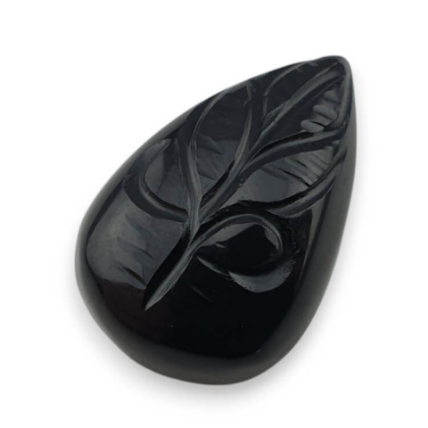 Onyks kaboszon carved 27x18 mm nr 81 Onyks kaboszon carved 27x18 mm nr 81