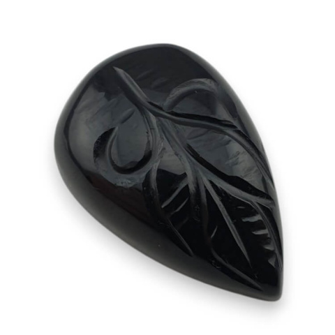 Onyks kaboszon carved 27x18 mm nr 81 Onyks kaboszon carved 27x18 mm nr 81