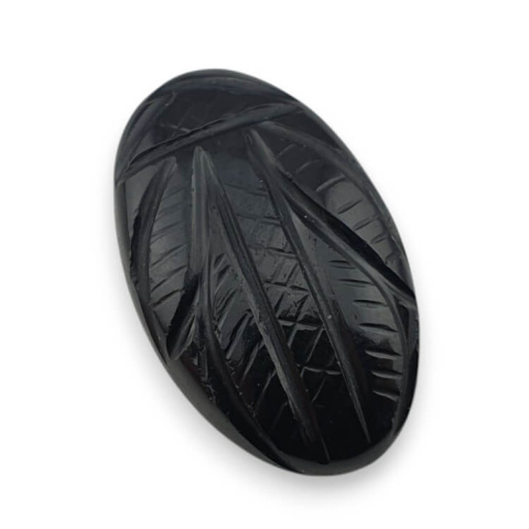 Onyks kaboszon carving 28x17 mm nr 51 Onyks kaboszon carving 28x17 mm nr 51