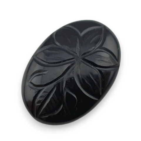 Onyks kaboszon carving 28x19 mm nr 114 Onyks kaboszon carving 28x19 mm nr 114