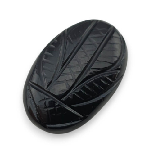 Onyks kaboszon carved 29x19 mm nr 10 Onyks kaboszon carved 29x19 mm nr 10