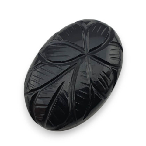 Onyks kaboszon carved 29x20 mm nr 1 Onyks kaboszon carved 29x20 mm nr 1