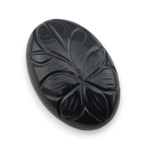 Onyks kaboszon carving 31x20 mm nr 78 Onyks kaboszon carving 31x20 mm nr 78