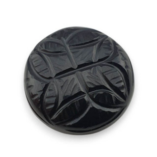 Onyks kaboszon carving fi 24 mm nr 39
