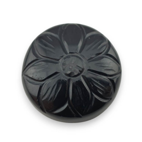 Onyks kaboszon carving fi 25 mm nr 58 Onyks kaboszon carving fi 25 mm nr 58