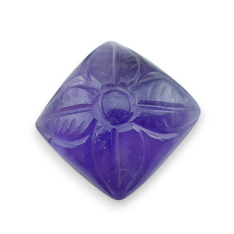 Ametyst kaboszon carved 19x18 mm nr 48 Ametyst kaboszon carved 19x18 mm nr 48