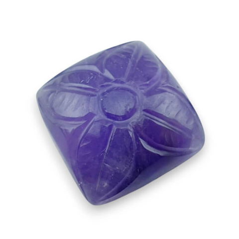 Ametyst kaboszon carved 19x18 mm nr 48 Ametyst kaboszon carved 19x18 mm nr 48
