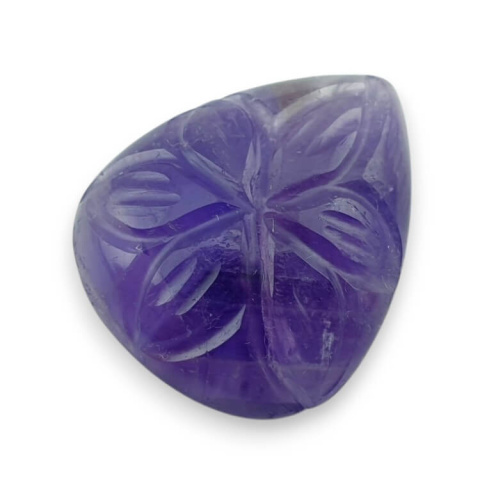 Ametyst kaboszon carved 22x19 mm nr 21 Ametyst kaboszon carved 22x19 mm nr 21
