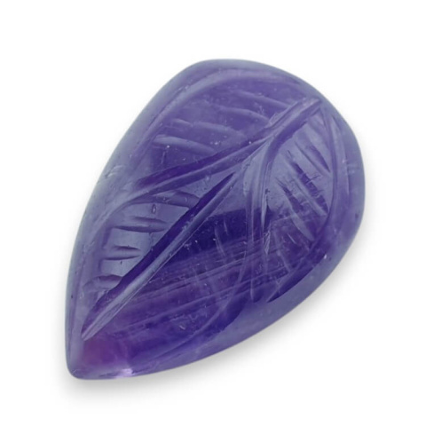 Ametyst kaboszon carving 23x16 mm nr 49 Ametyst kaboszon carving 23x16 mm nr 49