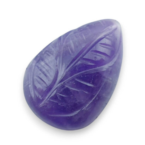 Ametyst kaboszon carving 23x16 mm nr 49 Ametyst kaboszon carving 23x16 mm nr 49