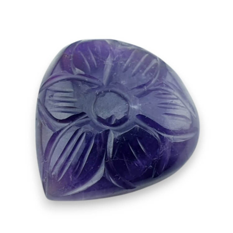 Ametyst kaboszon carving 23x22 mm nr 43 Ametyst kaboszon carving 23x22 mm nr 43