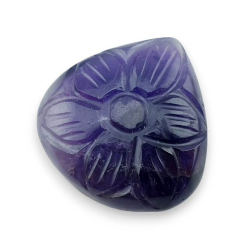 Ametyst kaboszon carving 23x22 mm nr 43 Ametyst kaboszon carving 23x22 mm nr 43