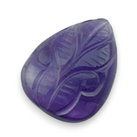 Ametyst kaboszon carving 26x20 mm nr 30 Ametyst kaboszon carving 26x20 mm nr 30