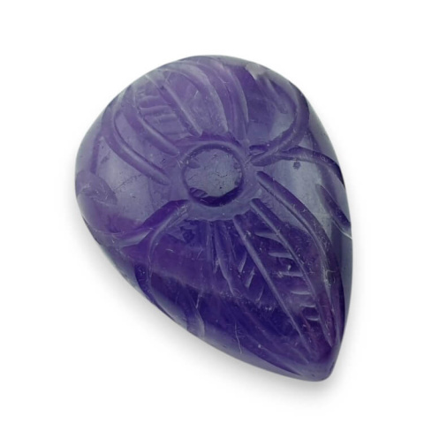 Ametyst kaboszon carving 28x21 mm nr 12 Ametyst kaboszon carving 28x21 mm nr 12