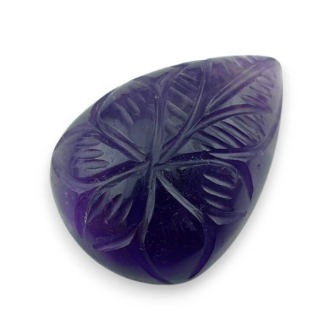 Ametyst kaboszon carving 29x21 mm nr 24 Ametyst kaboszon carving 29x21 mm nr 24