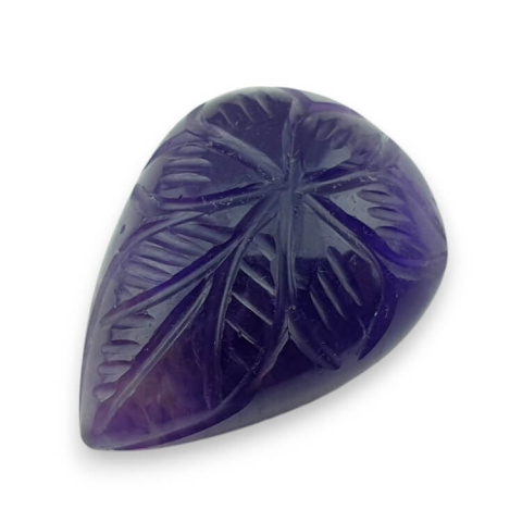 Ametyst kaboszon carving 29x21 mm nr 24 Ametyst kaboszon carving 29x21 mm nr 24
