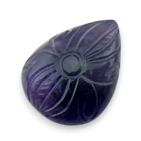 Ametyst kaboszon carving 30x22 mm nr 20 Ametyst kaboszon carving 30x22 mm nr 20
