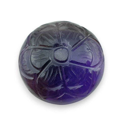 Ametyst kaboszon carving 30x28 mm nr 2 Ametyst kaboszon carving 30x28 mm nr 2