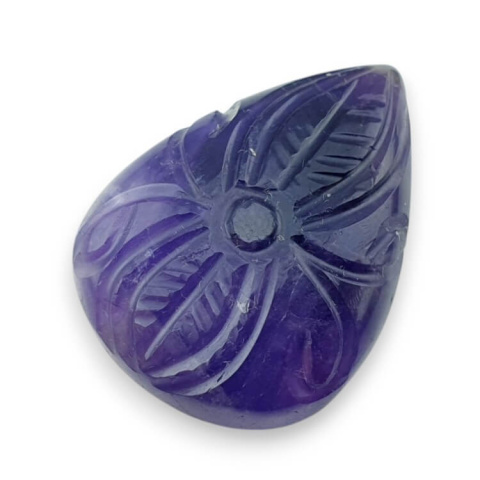 Ametyst kaboszon carving 31x23 mm nr 38 Ametyst kaboszon carving 31x23 mm nr 38