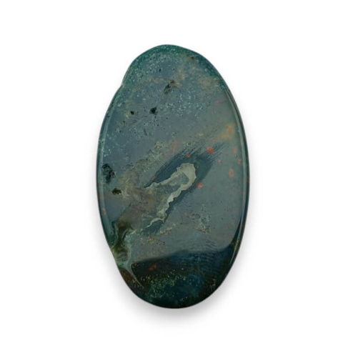 Heliotrop kaboszon carving 35x20 mm nr 6 Heliotrop kaboszon carving 35x20 mm nr 6