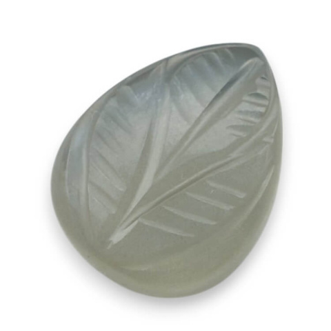 Kamień księżycowy szary kaboszon carving 18x14 mm nr 191 Kamień księżycowy szary kaboszon carving 18x14 mm nr 191