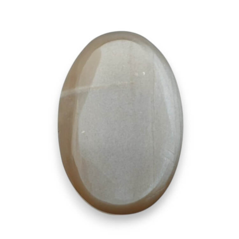 Kamień księżycowy szary kaboszon carved 23x16 mm nr 152 Kamień księżycowy szary kaboszon carved 23x16 mm nr 152