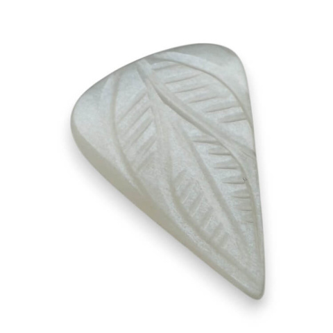 Kamień księżycowy szary kaboszon carving 25x18 mm nr 147 Kamień księżycowy szary kaboszon carving 25x18 mm nr 147