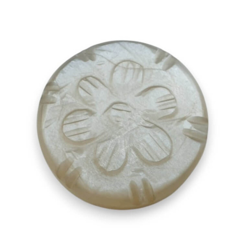 Kamień księżycowy szary kaboszon carving fi 23 mm nr 164 Kamień księżycowy szary kaboszon carving fi 23 mm nr 164