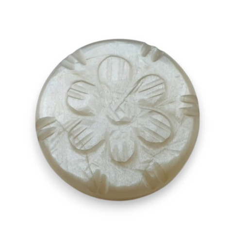Kamień księżycowy szary kaboszon carving fi 23 mm nr 164 Kamień księżycowy szary kaboszon carving fi 23 mm nr 164