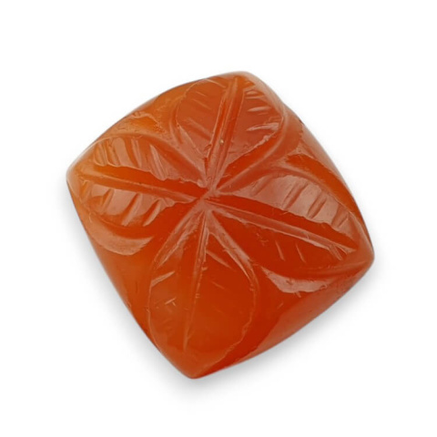 Karneol kaboszon carving 18x17 mm nr 98 Karneol kaboszon carving 18x17 mm nr 98