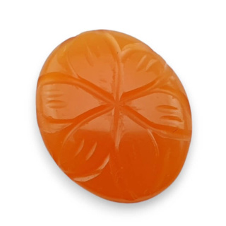 Karneol kaboszon carving 20x16 mm nr 96