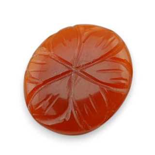 Karneol kaboszon carving 22x19 mm nr 86