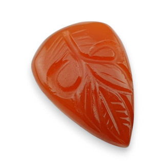 Karneol kaboszon carving 26x19 mm nr 84