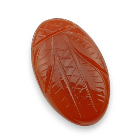 Karneol kaboszon carved 29x17 mm nr 76 Karneol kaboszon carved 29x17 mm nr 76