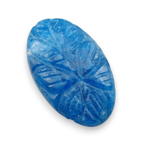 Apatyt kaboszon carving 29x18 mm nr 20