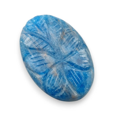 Apatyt kaboszon carving 30x20 mm nr 13