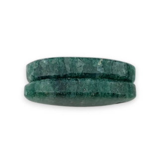 Awenturyn zielony para kaboszonów z dziurką 23x14 mm nr P618
